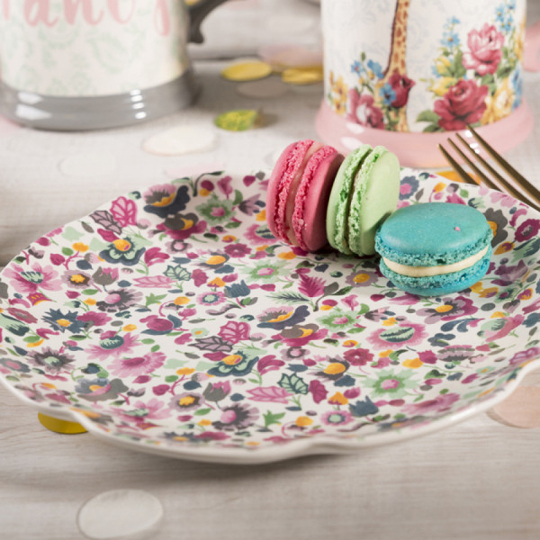 Тарелка десертная CreativeTops BLOOMING FANCY All Over, керамика, диаметр 20,5 см