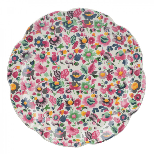 Тарелка десертная CreativeTops BLOOMING FANCY All Over, керамика, диаметр 20,5 см