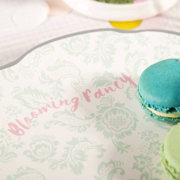 Тарелка десертная CreativeTops BLOOMING FANCY Slogan, керамика, диаметр 20,5 см