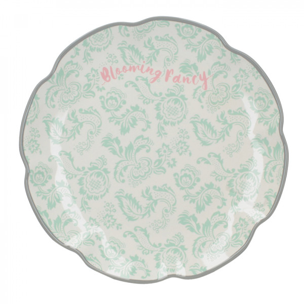 Тарелка десертная CreativeTops BLOOMING FANCY Slogan, керамика, диаметр 20,5 см
