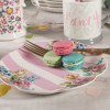 Тарелка десертная CreativeTops BLOOMING FANCY Stripe, керамика, диаметр 20,5 см