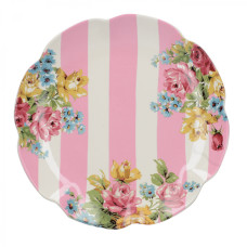 Тарелка десертная CreativeTops BLOOMING FANCY Stripe, керамика, диаметр 20,5 см