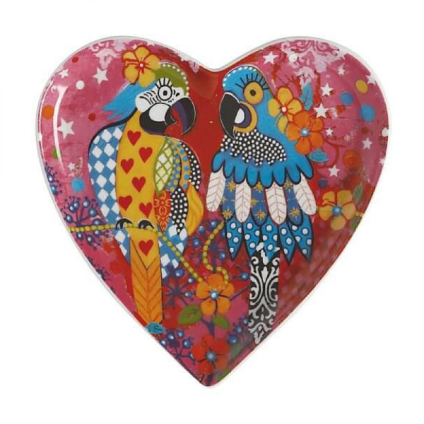 Тарелка десертная Maxwell Williams Araras LOVE HEARTS, фарфор, диаметр 15,5 см