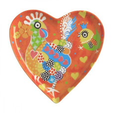Тарелка десертная Maxwell Williams Chicken Dance LOVE HEARTS, фарфор, диаметр 15,5 см