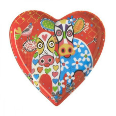 Тарелка десертная Maxwell Williams Happy Moo Day LOVE HEARTS, фарфор, диаметр 15,5 см