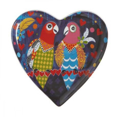 Тарелка десертная Maxwell Williams Love Brirds LOVE HEARTS, фарфор, диаметр 15,5 см