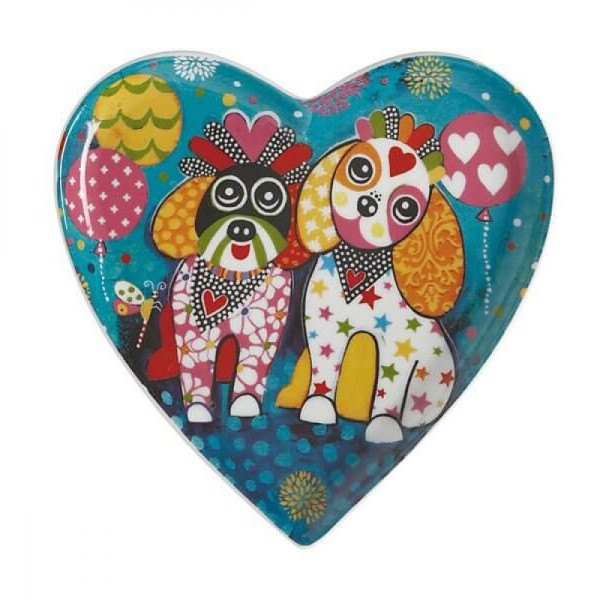Тарелка десертная Maxwell Williams Oodles of Love LOVE HEARTS, фарфор, диаметр 15,5 см