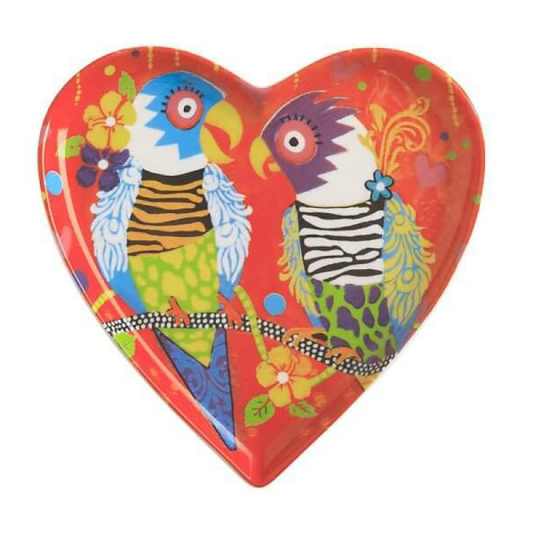 Тарелка десертная Maxwell Williams Tiger Tiger LOVE HEARTS, фарфор, диаметр 15,5 см