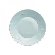 La Rochere ABEILLE bleu plate, ceramic, diameter 21.4 cm