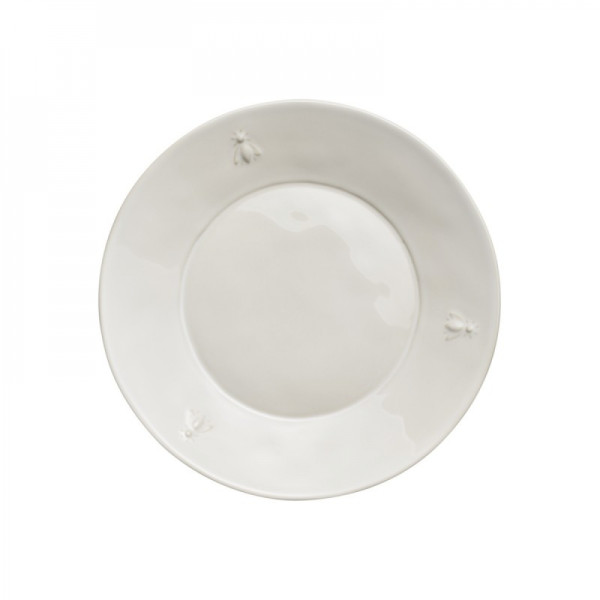 Plate La Rochere ABEILLE ecru, ceramic, diameter 21.4 cm