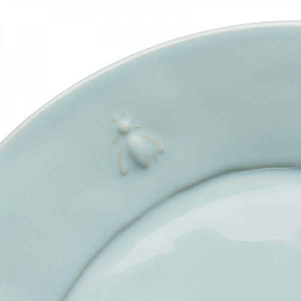 La Rochere ABEILLE bleu dinner plate, ceramic, diameter 27.4 cm