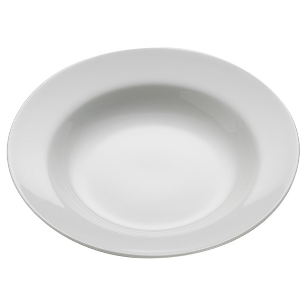 Тарелка суповая Maxwell Williams WHITE BASICS ROUND фарфоровая, 22,5 х 4,5 см