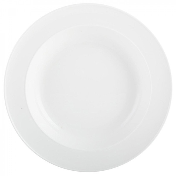 Soup plate Mikasa Ridged, porcelain, diameter 22.5 cm