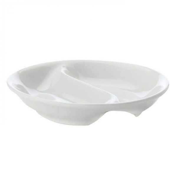 Миска для 2 соусов Maxwell Williams WHITE BASICS ROUND фарфоровая, 9,5 х 2 см, 35 ​​мл