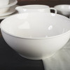Salad bowl Mikasa Ridged, porcelain, diameter 21 cm