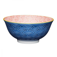 Миска Kitchen Craft BLUE ARC, керамика, диаметр 16 см, 500 мл