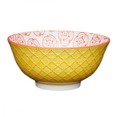Миска Kitchen Craft YELLOW FLORAL, керамика, диаметр 16 см, 500 мл