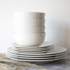 Bowl for muesli Mikasa Ridged, porcelain, diameter 15.5 cm
