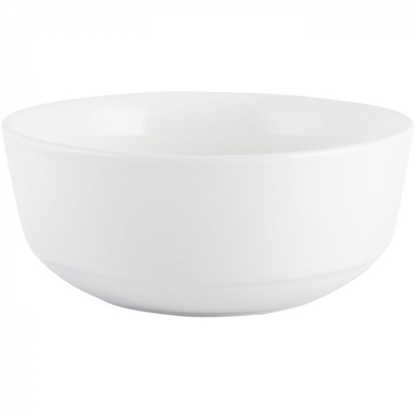 Bowl for muesli Mikasa Ridged, porcelain, diameter 15.5 cm