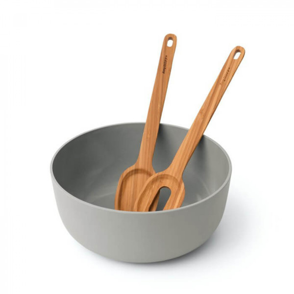 Набор для салата BergHOFF, миска и деревянные приборы, 3 шт.