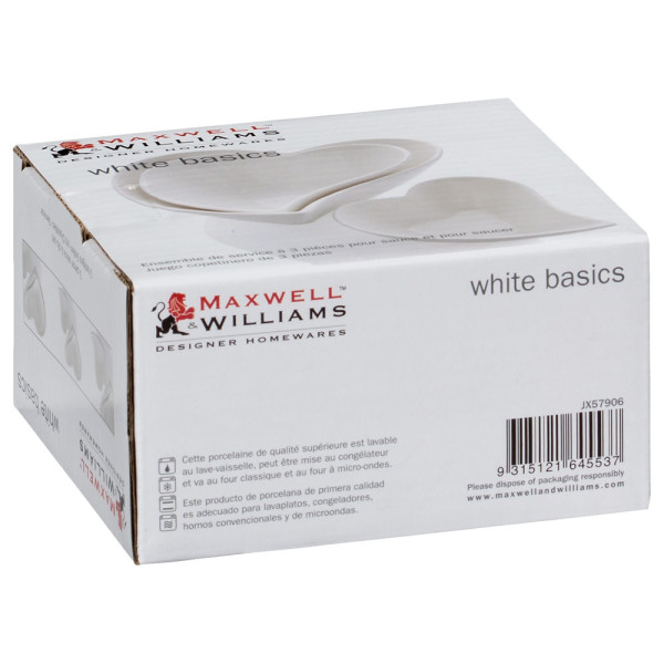 Набор мисок Maxwell Williams WHITE BASICS HEART, пр. 3