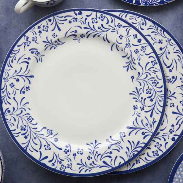 Тарелка обеденная CreativeTops Floral Cole Collection, фарфор, диаметр 27 см