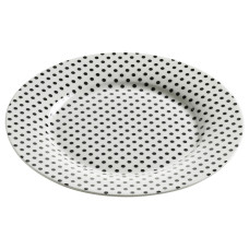 Тарелка обеденная Maxwell Williams DOTS ART DECO, фарфор, диаметр 20 см