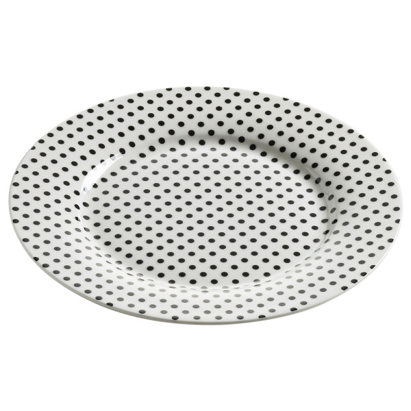 Тарелка обеденная Maxwell Williams DOTS ART DECO, фарфор, диаметр 20 см