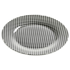 Тарелка обеденная Maxwell Williams HOUNDTOOTH ART DECO, фарфор, диаметр 20 см