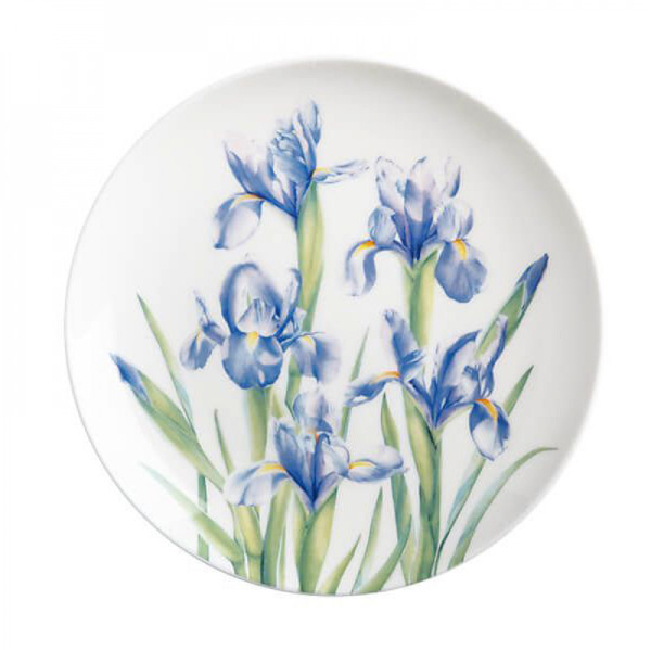 Тарелка обеденная Maxwell Williams Irises FLORIADE, фарфор, диаметр 20 см
