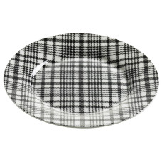 Тарелка обеденная Maxwell Williams TARTAN ART DECO, фарфор, диаметр 20 см
