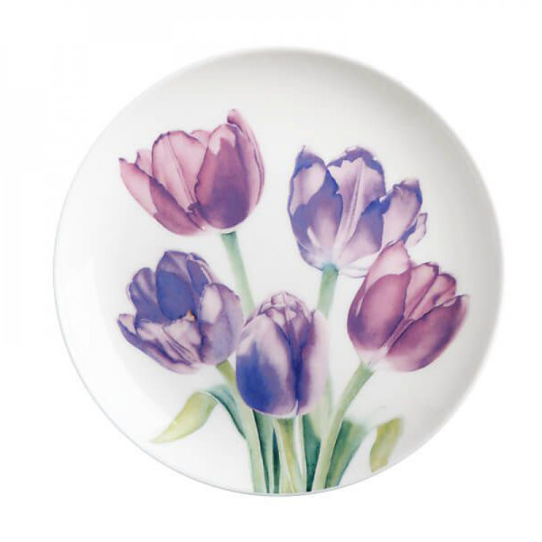 Тарелка обеденная Maxwell Williams Tulips FLORIADE, фарфор, диаметр 20 см