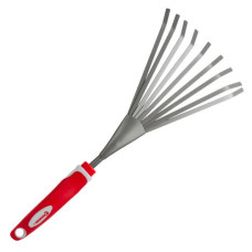 Garden fan rake 230 mm*100 mm with a combined handle Intertool FT-0031