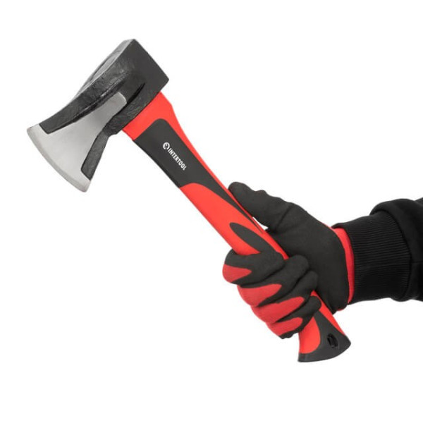 Колун кованый 1000 г, ручка из фибергласа Intertool HT-0274
