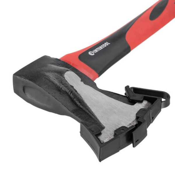 Колун кованый 1000 г, ручка из фибергласа Intertool HT-0274