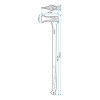 Колун кованый 2200 г, ручка из фибергласа Intertool HT-0275