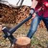 Колун кованый 2500г, ручка из фибергласа Intertool HT-0273