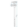 Колун кованый 2500г, ручка из фибергласа Intertool HT-0273