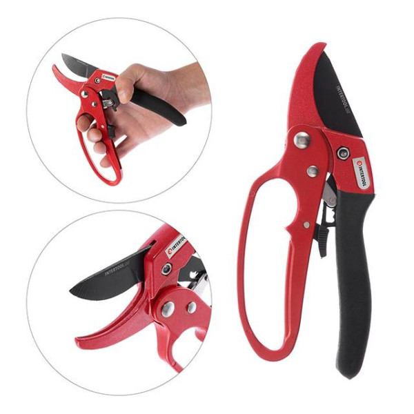 Секатор 200 мм Intertool FT-1005