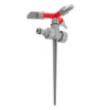 Дождевальное устройство круговой вращающейся головкой на колу. PP, ABS, Zinc alloy Intertool GE-0055