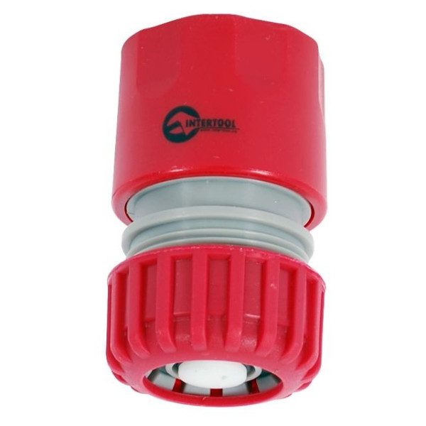 3/4 connector with aqua stop for 3/4 hose Intertool GE-1021