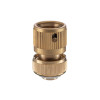 Brass connector with aquastop 1/2 for hose 1/2 STORM Intertool GE-1219