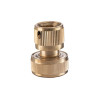 Brass connector with aquastop 1/2 for hose 3/4 STORM Intertool GE-1217