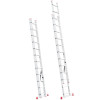 Aluminum ladder, 2-section, universal, folding, 2*12 steps, 5.9 m Intertool LT-0212
