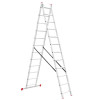 Aluminum ladder, 2-section, universal, folding, 2*12 steps, 5.9 m Intertool LT-0212