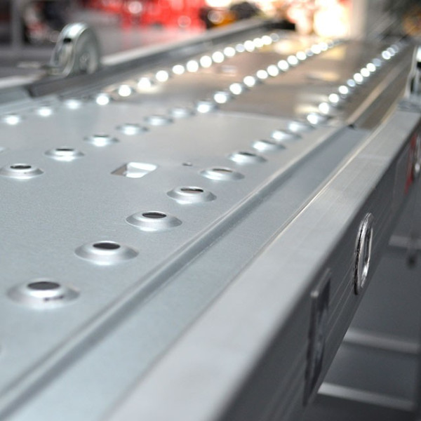 Transformer aluminum ladder 4*4 steps, 4.7 m Intertool LT-0029