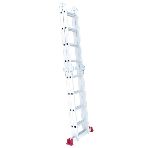 Transformer aluminum ladder 4*4 steps, 4.7 m Intertool LT-0029