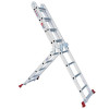 Transformer aluminum ladder 4*4 steps, 4.7 m Intertool LT-0029