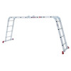 Transformer aluminum ladder 4*4 steps, 4.7 m Intertool LT-0029