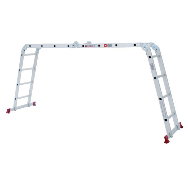 Transformer aluminum ladder 4*4 steps, 4.7 m Intertool LT-0029